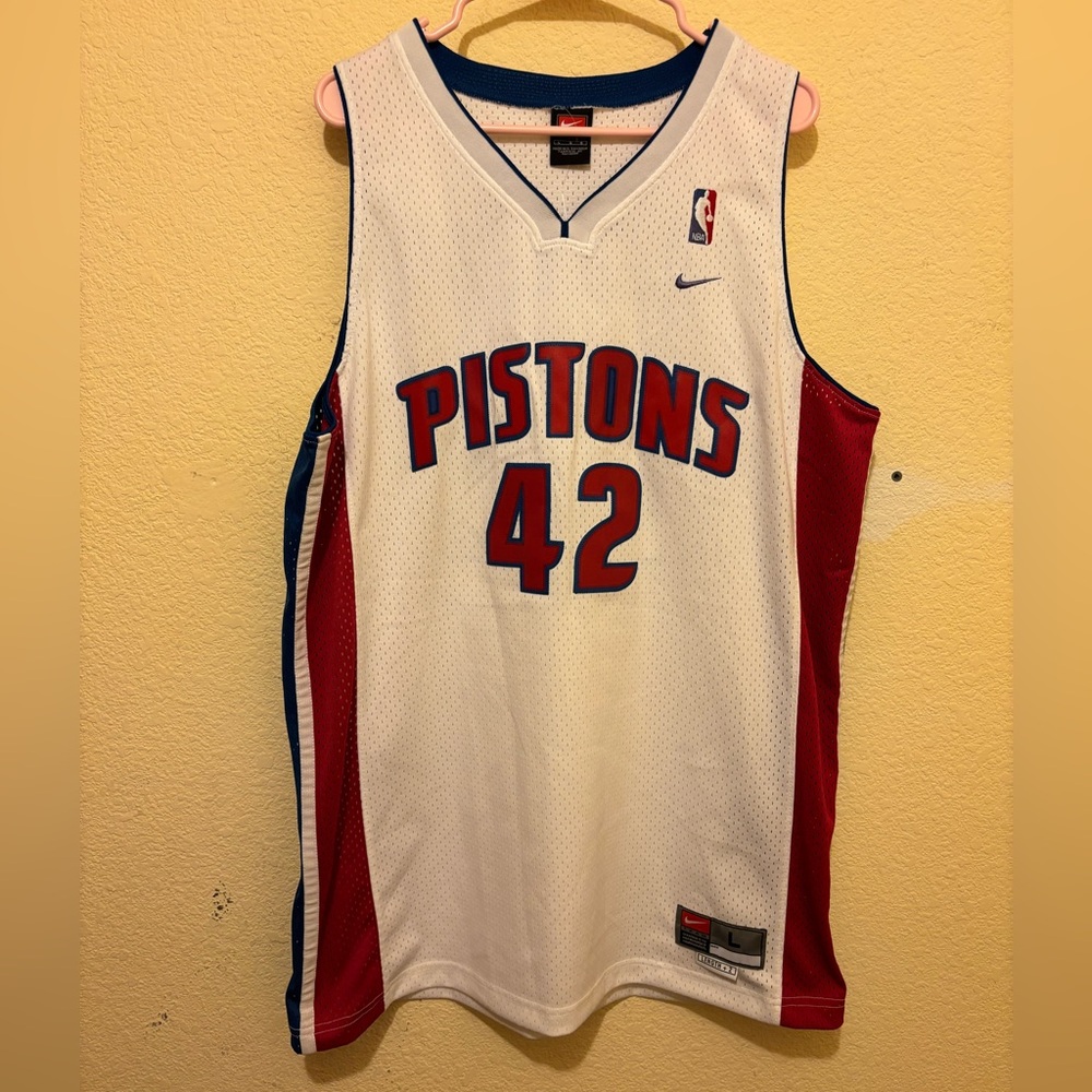 Nike NBA Detroit Pistons Jerry Stackhouse #42 Jersey Size L